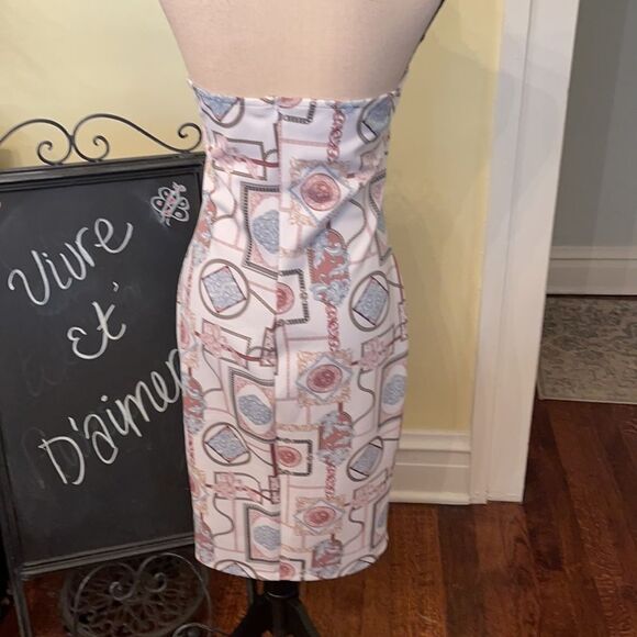 *OOH LA LA* GUESS XL French Chic Chain Print Dress - Picture 6 of 11